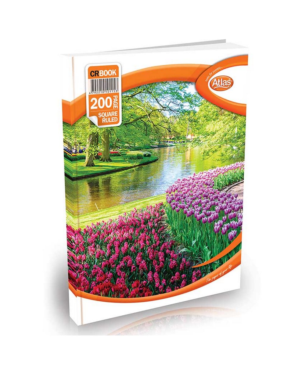 Atlas 120 Page Square Rule Exercise Book (Motocross Cover)