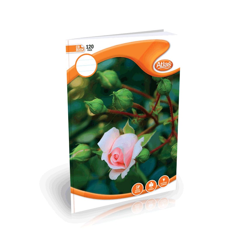 Atles A4 CR Book 120 page single Ruled
