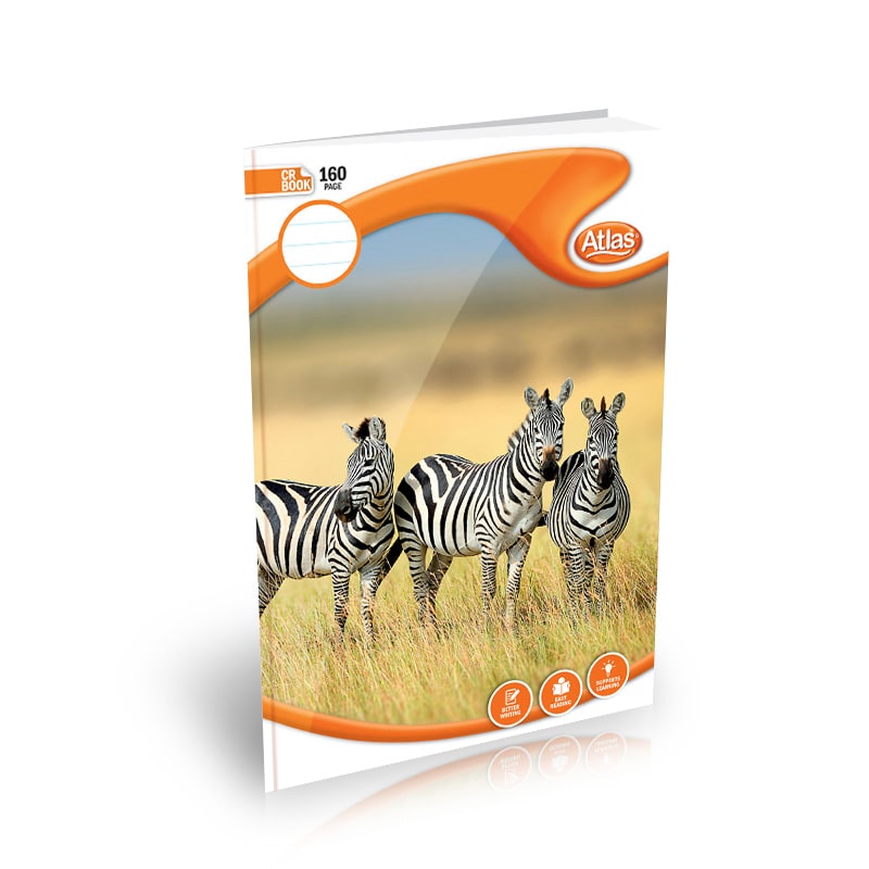 Atles A4 CR Book 160 page single Ruled