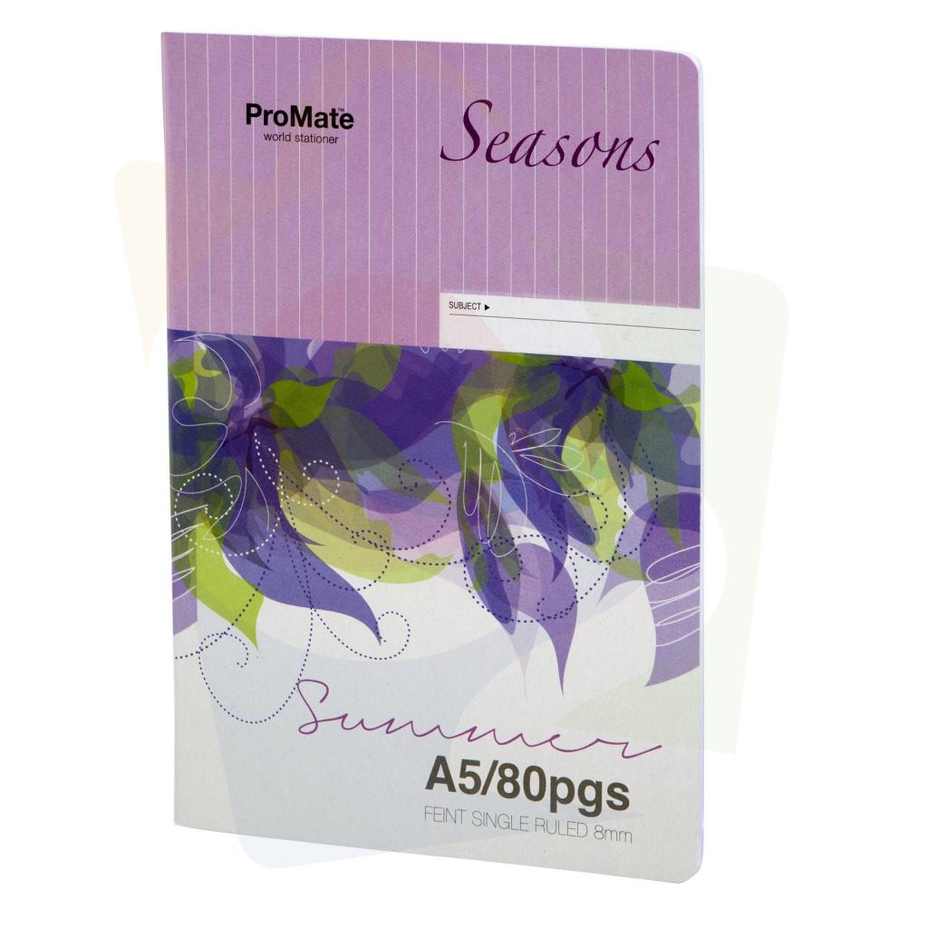 Promate A5 Exercise Single  Ruled Book 80 page