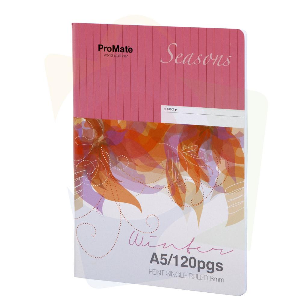 Promate A5 Exercise Single Ruled Book 120 page