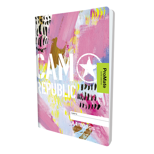ProMate CR 80Pgs Single Ruled Book