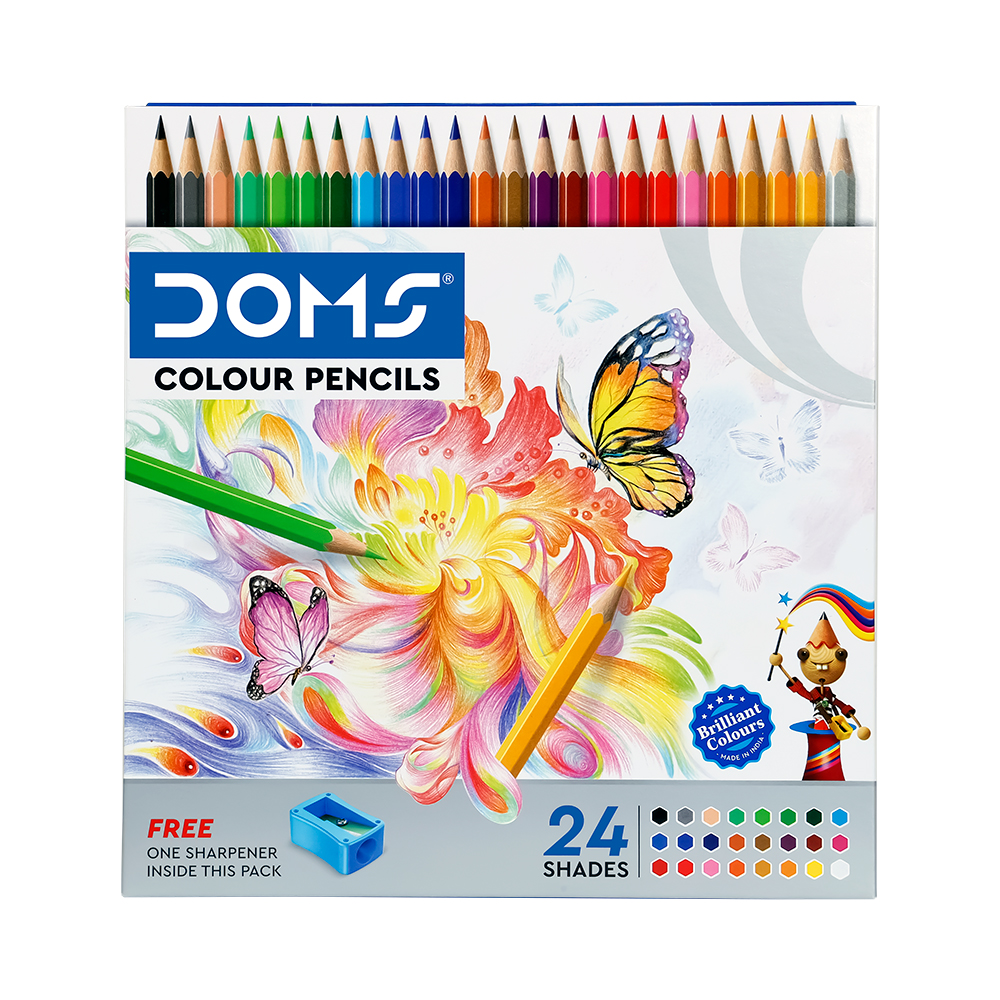 Colour Pencil (DOMS) 24 Colours