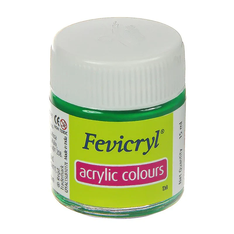 Fevicryl Acrylic Colour 15ml, Light Green-12