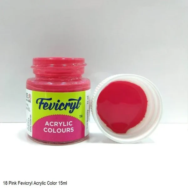 Fevicryl Acrylic Colours Pink-18  15ML
