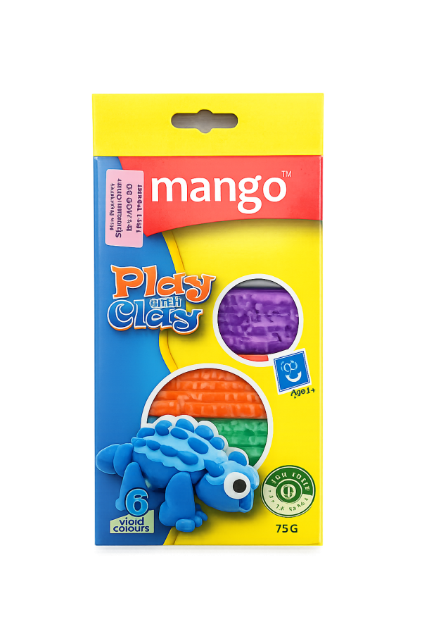 Kidz Clay Sticks 6-Colour 75G Pack